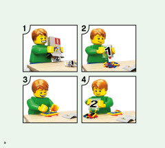 LEGO 21166 instructions page 2 – build guide