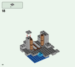 LEGO 21166 instructions page 20 – build guide