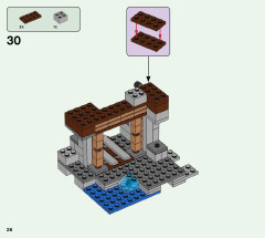 LEGO 21166 instructions page 26 – build guide