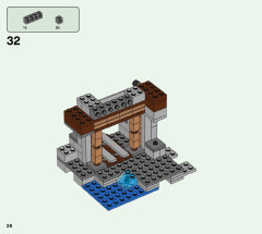 LEGO 21166 instructions page 28 – build guide