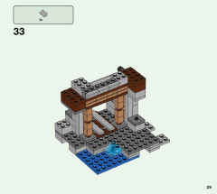 LEGO 21166 instructions page 29 – build guide