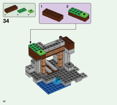 LEGO 21166 instructions page 30 – build guide