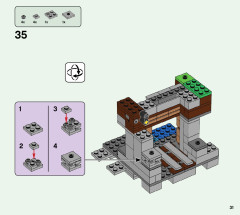 LEGO 21166 instructions page 31 – build guide