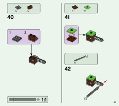 LEGO 21166 instructions page 37 – build guide