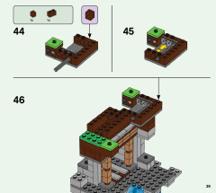 LEGO 21166 instructions page 39 – build guide