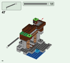 LEGO 21166 instructions page 40 – build guide