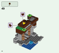 LEGO 21166 instructions page 42 – build guide