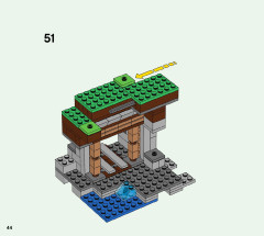 LEGO 21166 instructions page 44 – build guide