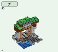 LEGO 21166 instructions page 46 – build guide