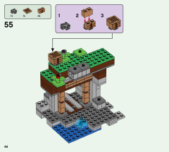 LEGO 21166 instructions page 48 – build guide
