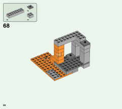 LEGO 21166 instructions page 56 – build guide