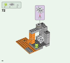 LEGO 21166 instructions page 60 – build guide