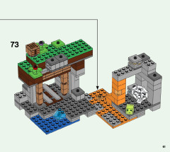 LEGO 21166 instructions page 61 – build guide