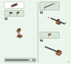 LEGO 21167 instructions page 17 – build guide