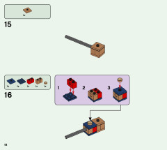 LEGO 21167 instructions page 18 – build guide