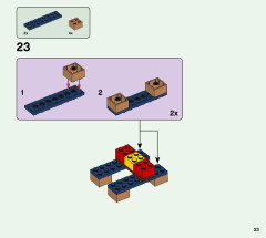 LEGO 21167 instructions page 23 – build guide