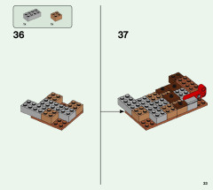 LEGO 21167 instructions page 33 – build guide