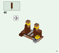 LEGO 21167 instructions page 39 – build guide