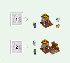 LEGO 21167 instructions page 4 – build guide