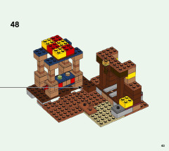 LEGO 21167 instructions page 43 – build guide