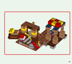 LEGO 21167 instructions page 49 – build guide
