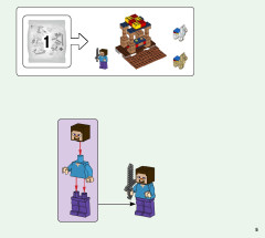 LEGO 21167 instructions page 5 – build guide