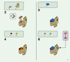 LEGO 21167 instructions page 7 – build guide