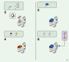 LEGO 21167 instructions page 9 – build guide