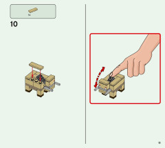 LEGO 21168 instructions page 11 – build guide