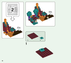 LEGO 21168 instructions page 12 – build guide