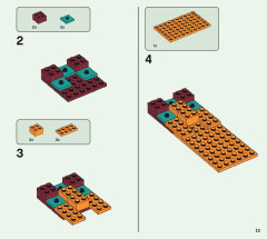 LEGO 21168 instructions page 13 – build guide