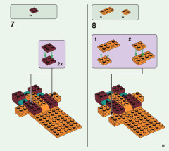 LEGO 21168 instructions page 15 – build guide