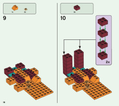 LEGO 21168 instructions page 16 – build guide