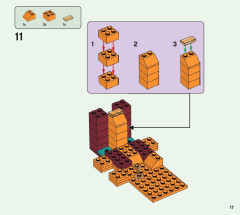 LEGO 21168 instructions page 17 – build guide