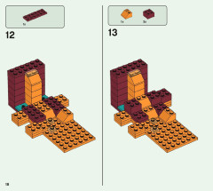 LEGO 21168 instructions page 18 – build guide