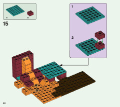 LEGO 21168 instructions page 22 – build guide