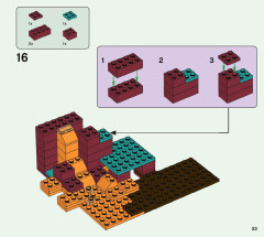 LEGO 21168 instructions page 23 – build guide