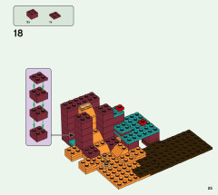 LEGO 21168 instructions page 25 – build guide