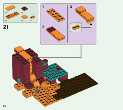 LEGO 21168 instructions page 28 – build guide