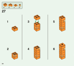 LEGO 21168 instructions page 34 – build guide