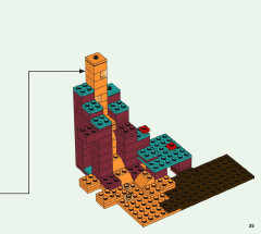 LEGO 21168 instructions page 35 – build guide
