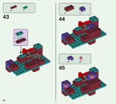 LEGO 21168 instructions page 44 – build guide