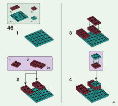 LEGO 21168 instructions page 45 – build guide