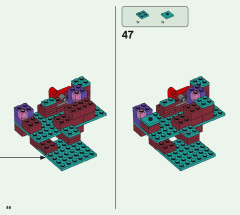 LEGO 21168 instructions page 46 – build guide