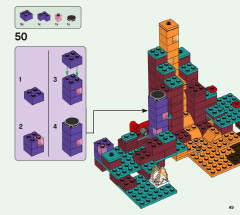 LEGO 21168 instructions page 49 – build guide