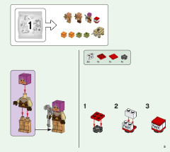 LEGO 21168 instructions page 5 – build guide