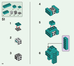 LEGO 21168 instructions page 50 – build guide