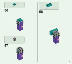 LEGO 21168 instructions page 53 – build guide