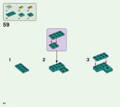 LEGO 21168 instructions page 54 – build guide