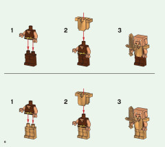 LEGO 21168 instructions page 6 – build guide